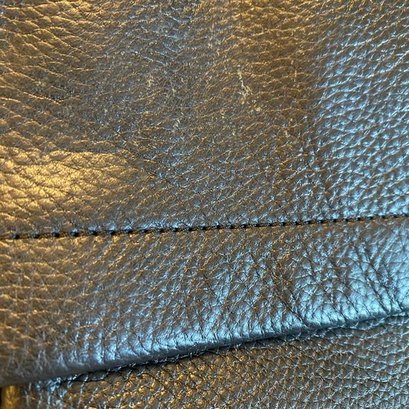 Vince Camuto Black Pebbled Leather Shoulder Bag - Picture 8 of 8